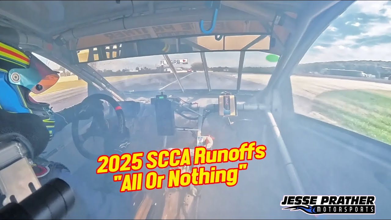 Wild SCCA Runoffs H Production Race In-Car