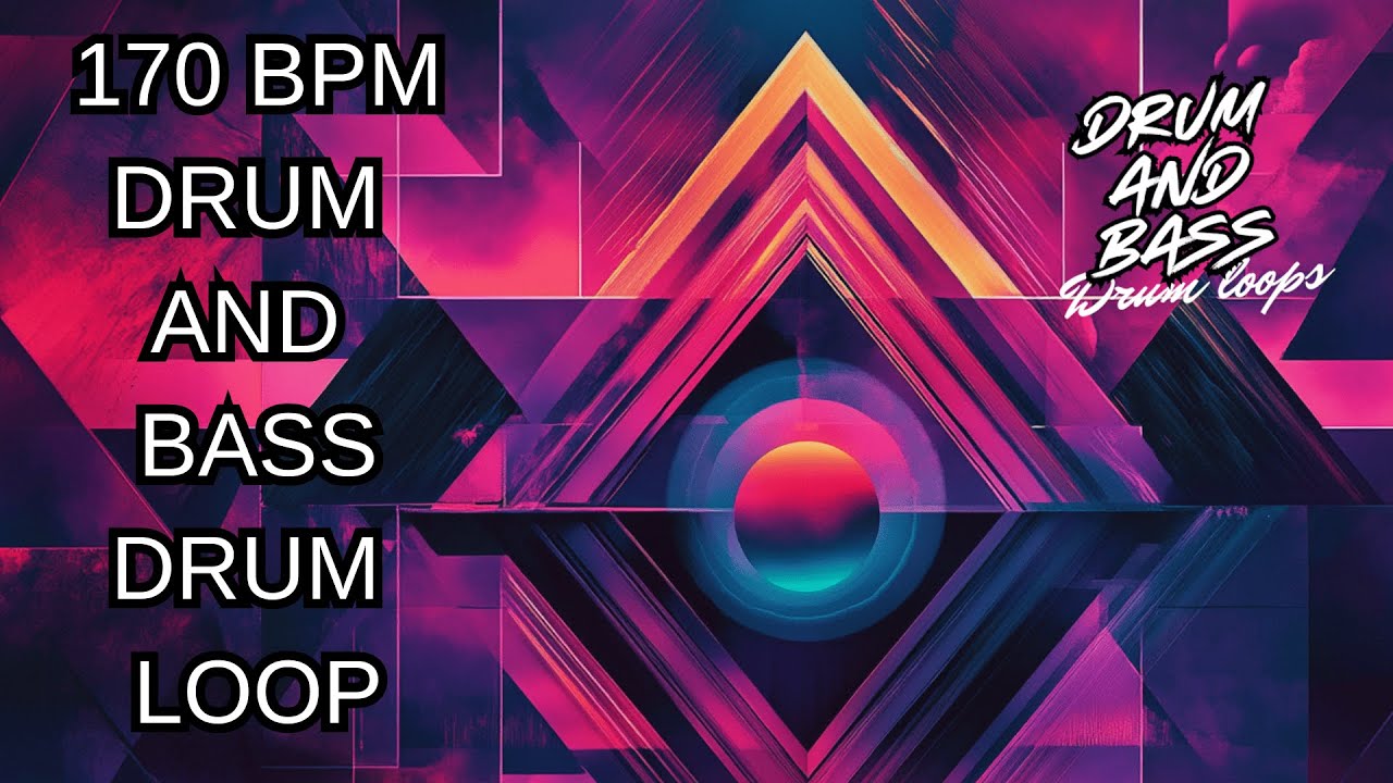 170 BPM Drum and Bass Drum Loop – Clean & Relentless Flow