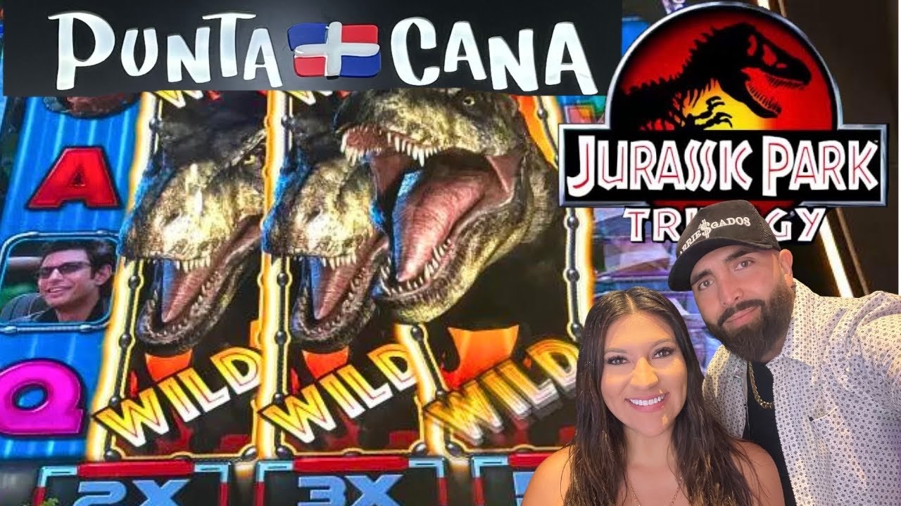 🦖 JURASSIC PARK TRILOGY SLOT MACHINE EN HARD ROCK PUNTA CANA DR