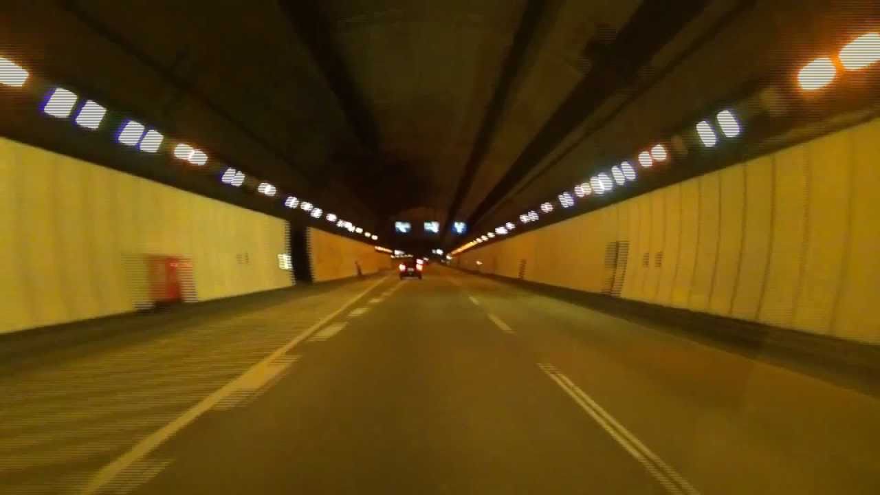 【新神戸ﾄﾝﾈﾙ有料道路→山麓ﾊﾞｲﾊﾟｽ→[車]交差点 2倍速】
