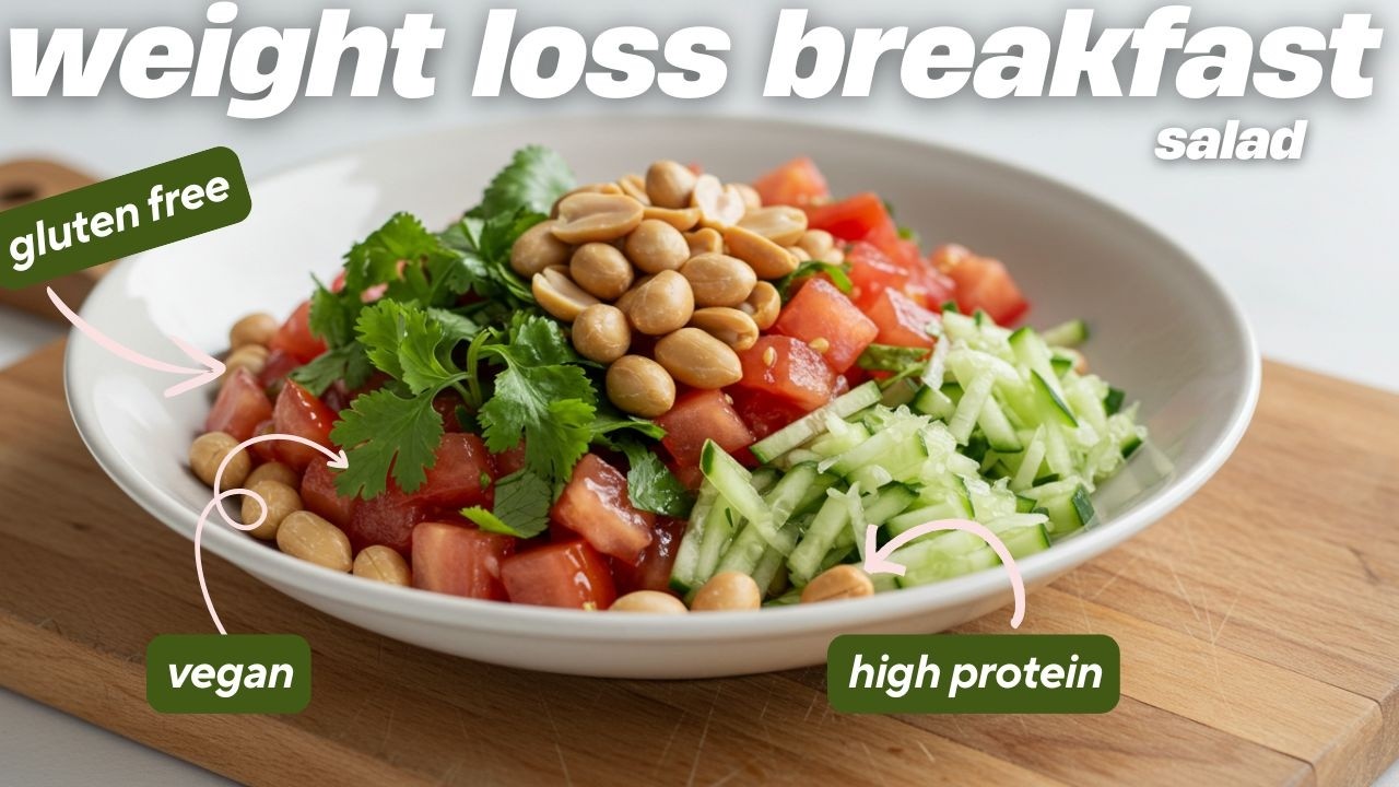 Lose Weight Without Feeling Hungry (Gluten-Free, High Protein & Vegan Salad!)