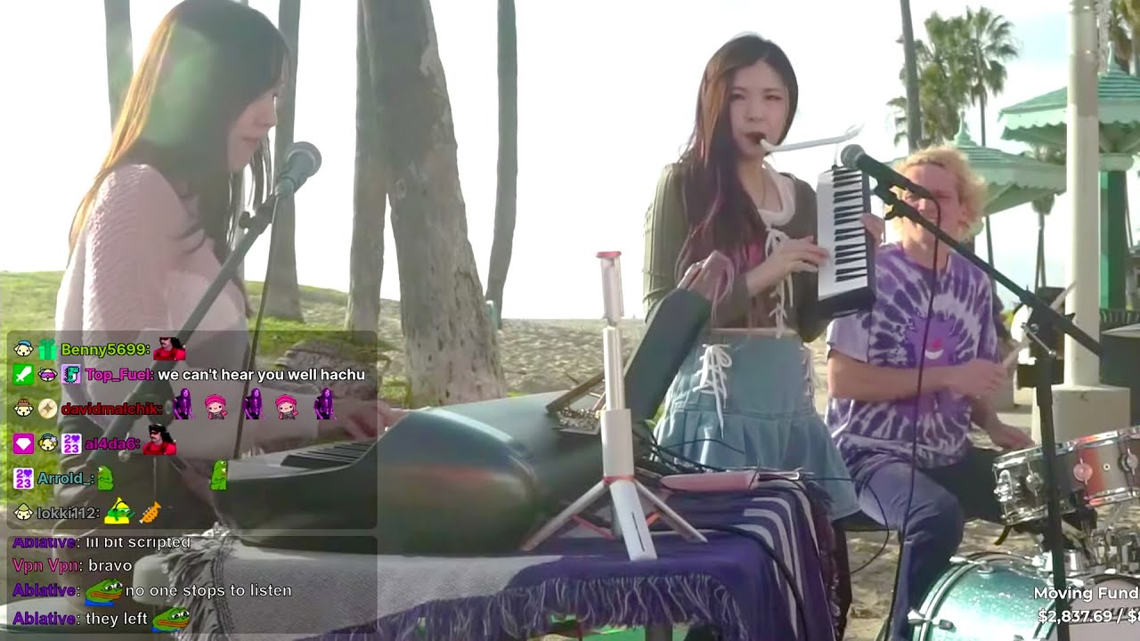 HAchubby, Mia Makes Music and Office Drummer - Venice Beach Jam