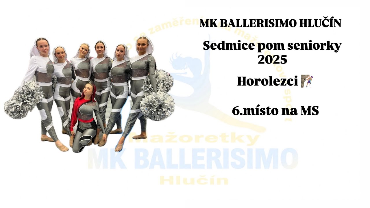 MK BALLERISIMO Hlučín - sedmice pom seniorky 2025