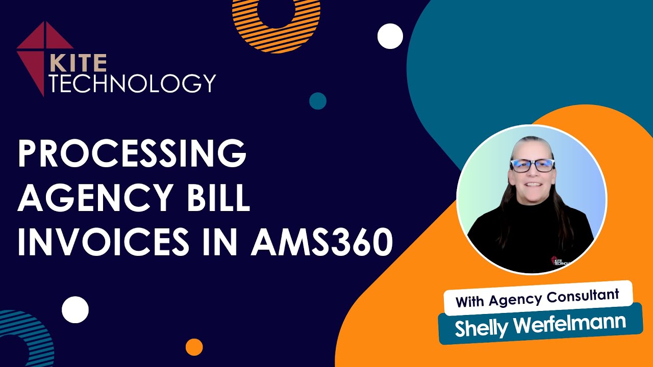 Обработка счетов-фактур агентства в AMS360