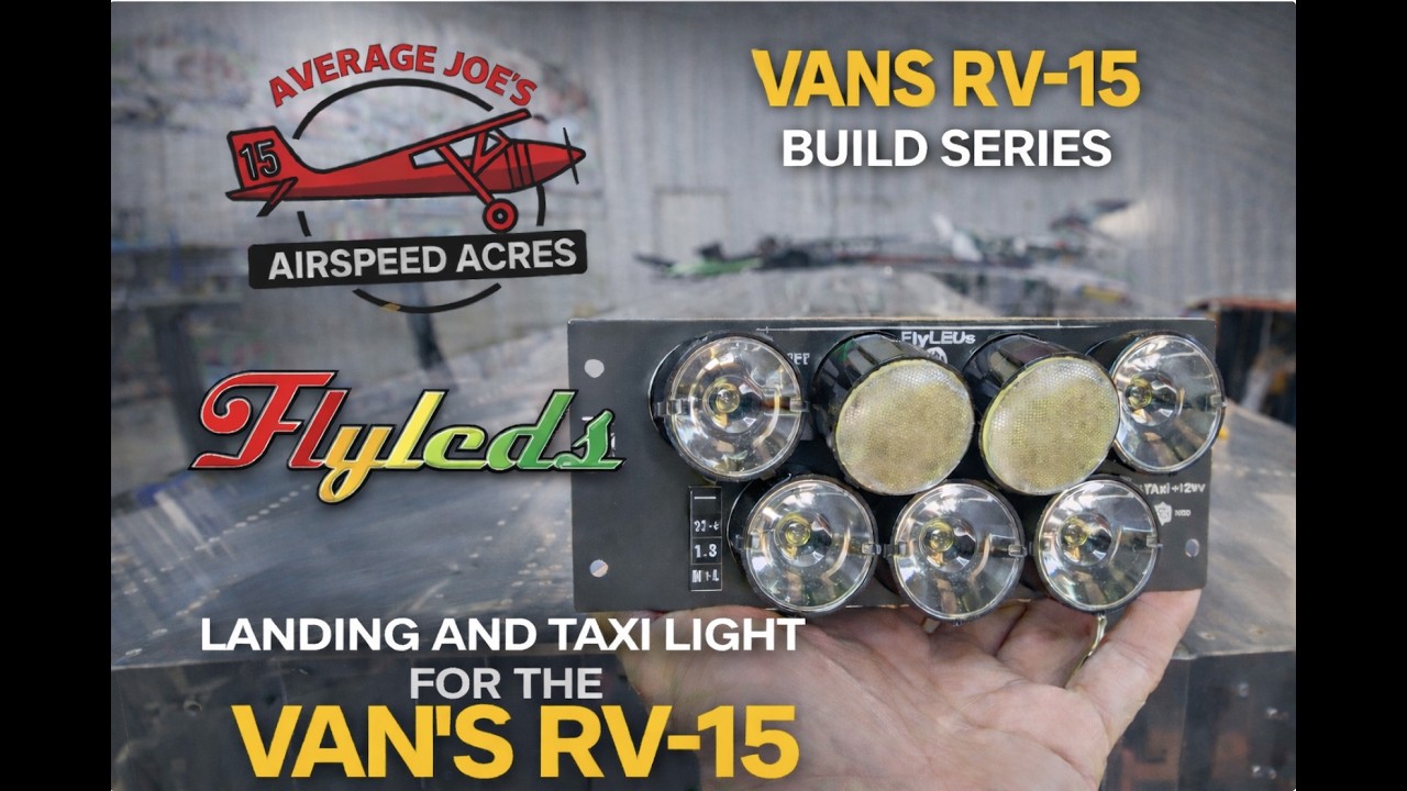 Flyleds Landing & Taxi Light for the RV-15: First Look with Paul