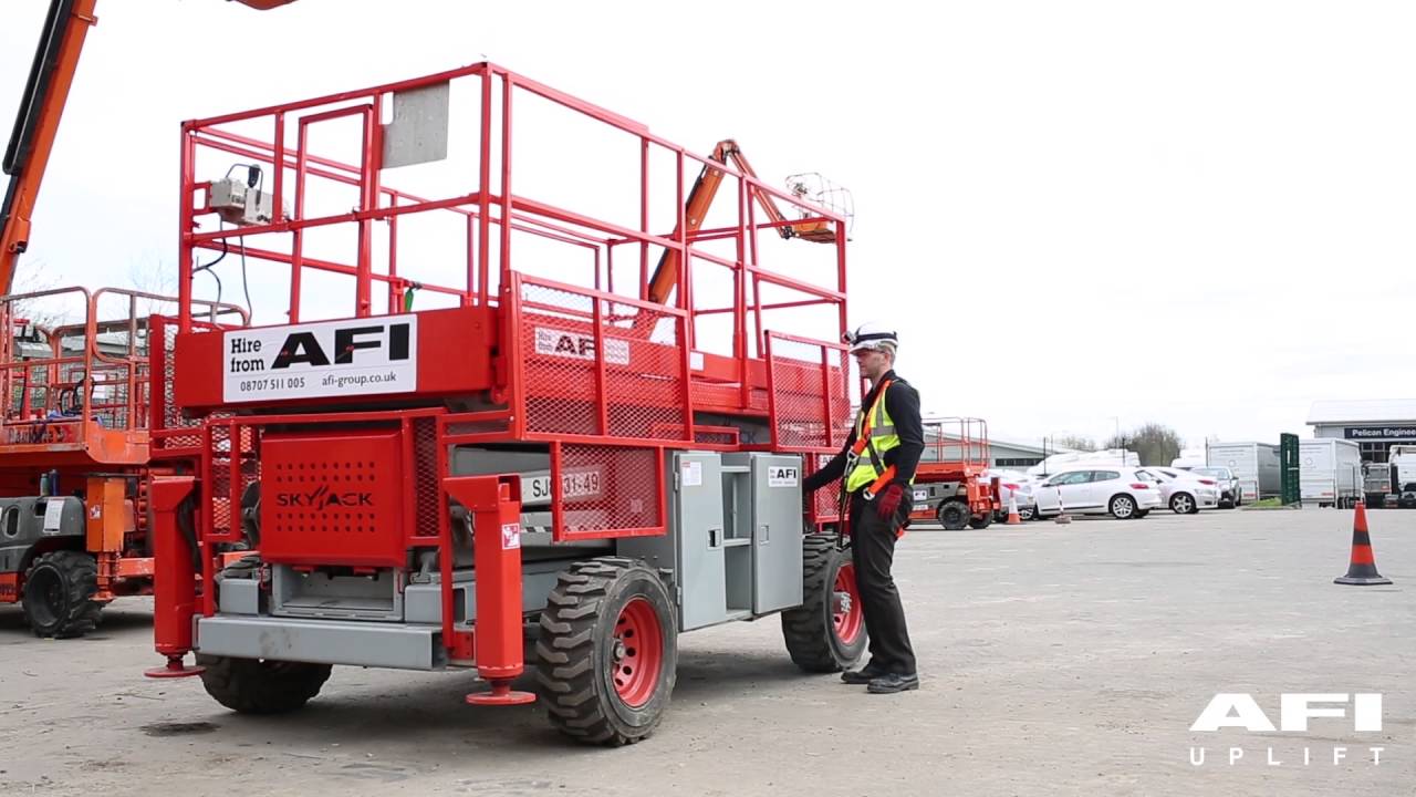 AFI MEWP Familiarisation videos Skyjack SJ6826RT, SJ6832RT, SJ8831, SJ8841, SJ7135, SJ9250