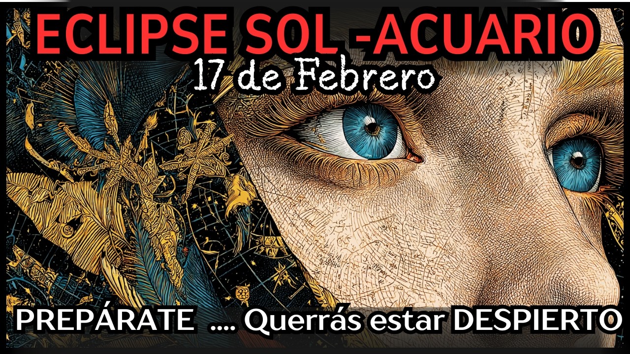 ALERTA! 17 de Febrero. El PORTAL que ACELERA el CAMBIO. Eclipse del SOL en ACUARIO.