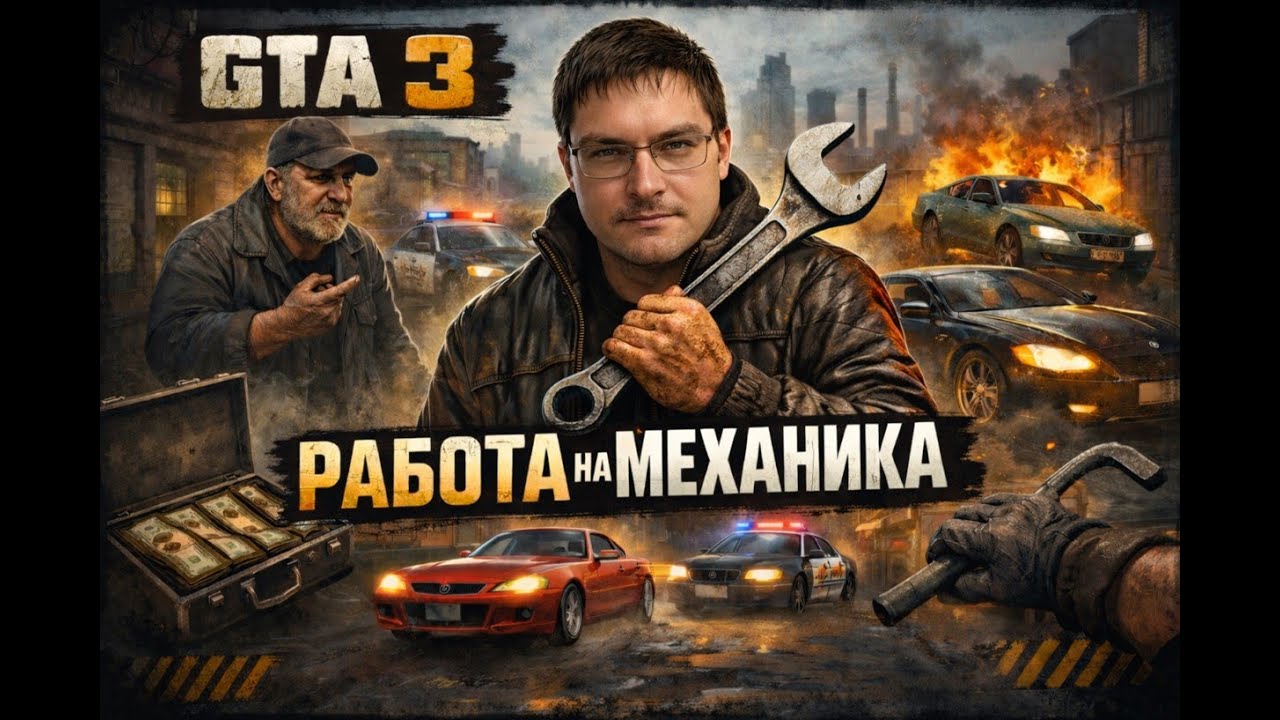 Работаю на механика Джоуи Леоне и угоняю тачки 🚗 GTA 3 |Часть 2| #gta #gta3 #гта