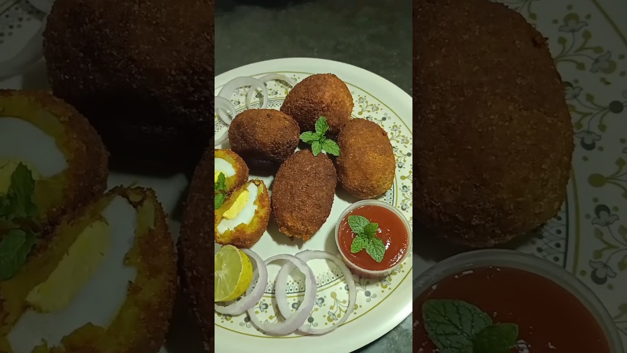 Crispy Egg Chop 🥚 #eggchop #crispy #recipe #viral
