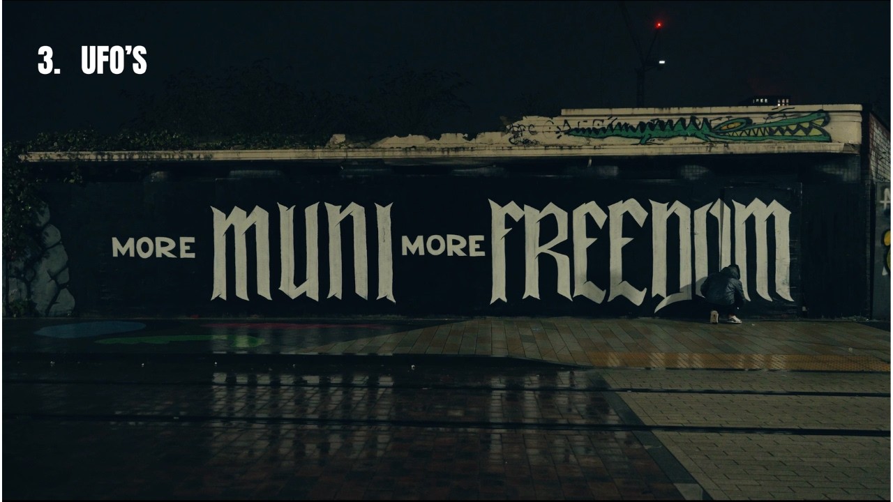KayMuni - UFO's [Track 3: More Muni More Freedom] (Visualiser)