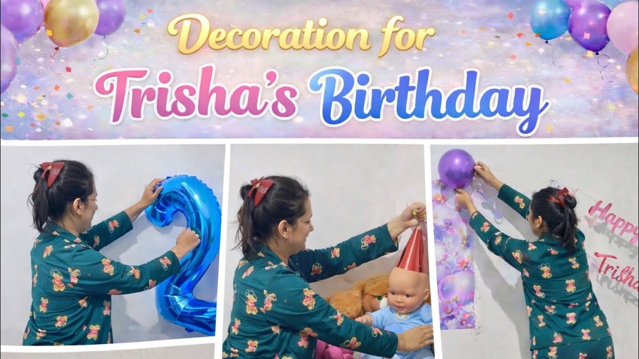 Birthday Decoration..! Second Birthday..! Decoration Ideas