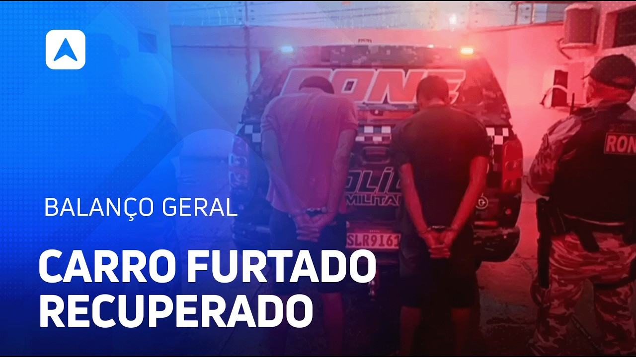 Sistema SPIA identifica carro furtado e polícia prende dois suspeitos