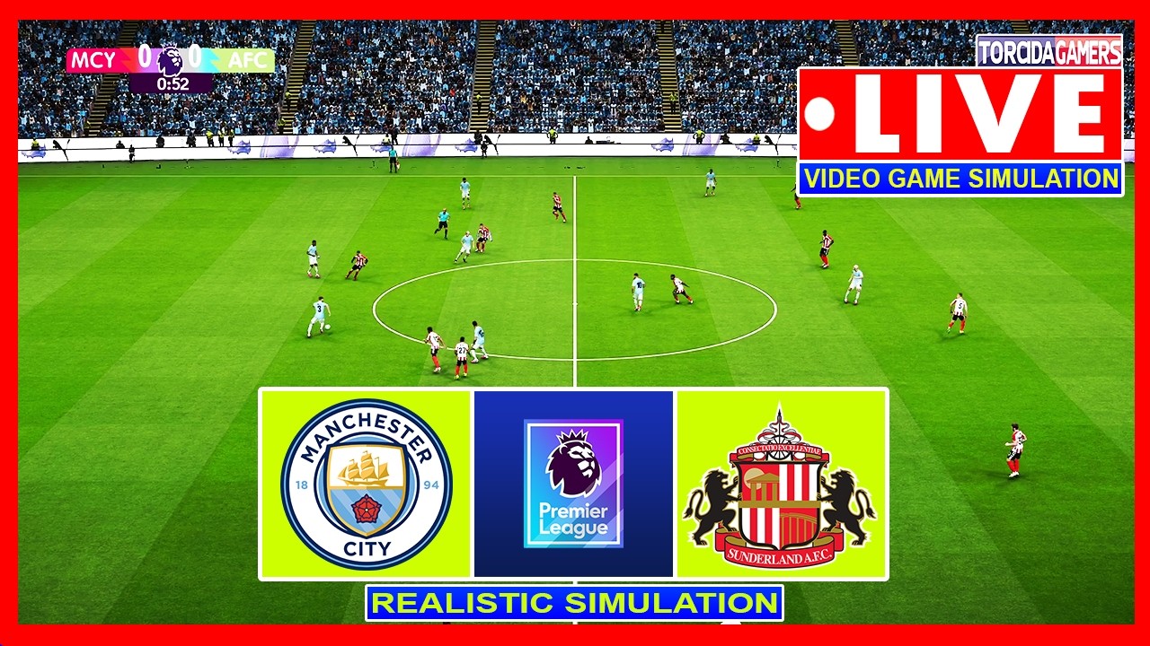🔴LIVE: MANCHESTER CITY VS SUNDERLAND | PREMIER LEAGUE 2026/2027 | MATCH TODAY PES 2021