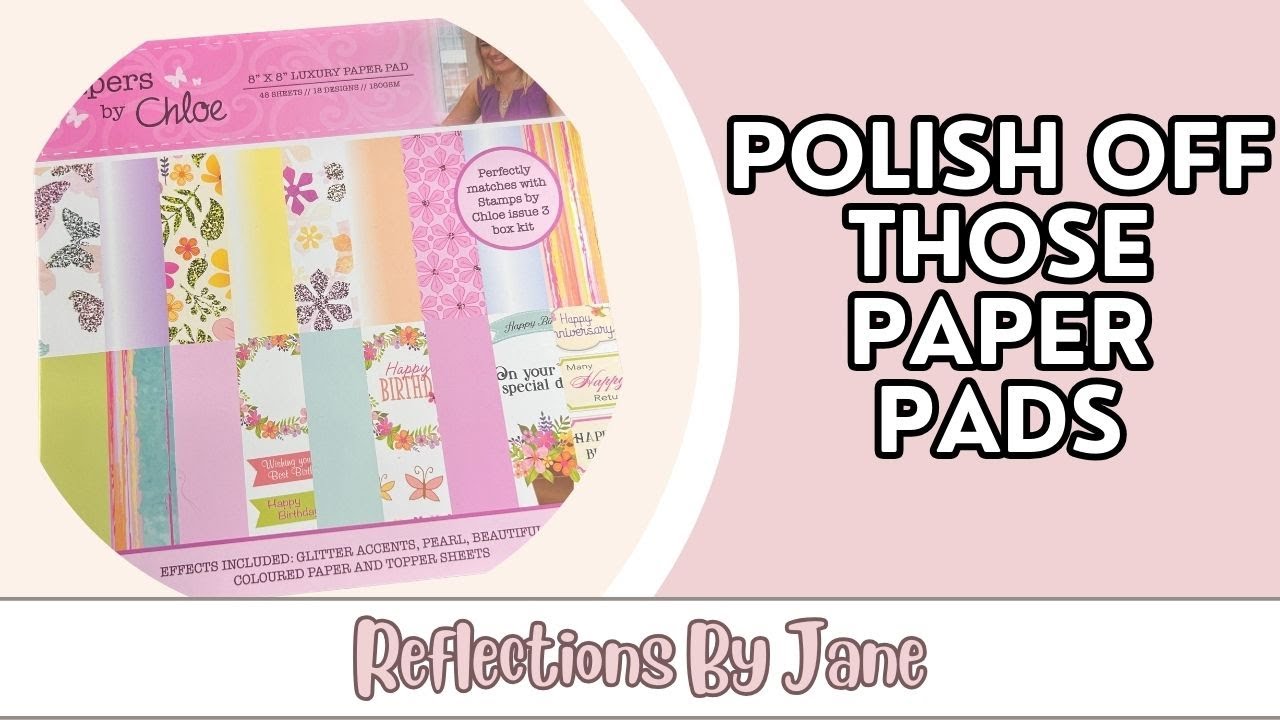 Finishing Off An 8x8 Paper Pad|How Many Cards? #POTPP2025
