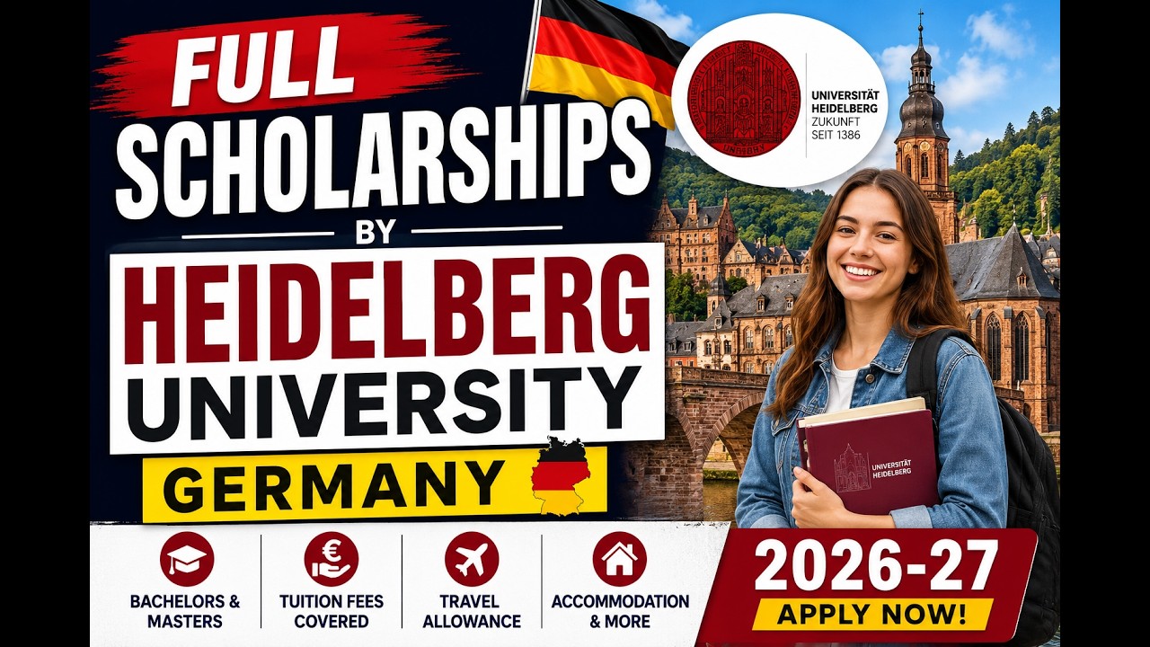 How to apply for Heidelberg University Scholarships for Bachelors and Masters 2026-27 in Germany