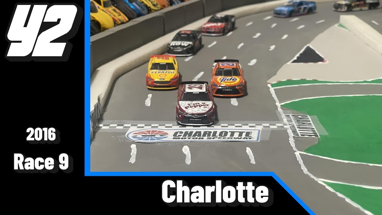 YCS2 Race 9 Charlotte | NASCAR Stop Motion