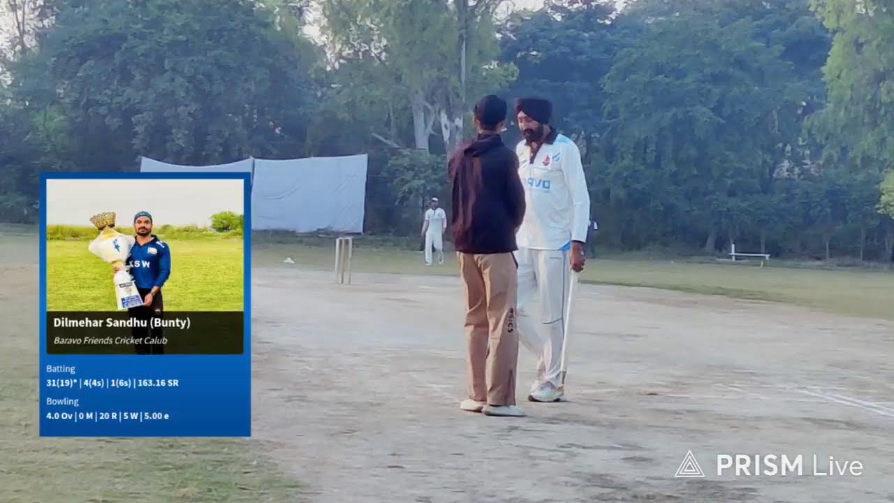 firozepur strikers vs baravo friends cricket club