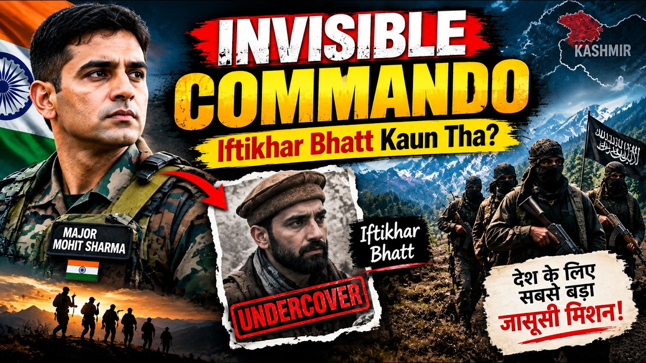 Major Mohit Sharma: Iftikhar Bhatt Bankar Terrorists Ke Beech Kaise Ghuse? 🇮🇳 | Invisible Commando