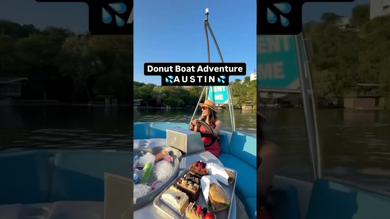 ULTIMATE DONUT BOAT ADVENTURE &ndash; 10 PERSON RIDE ON THE LAKE! ☀️