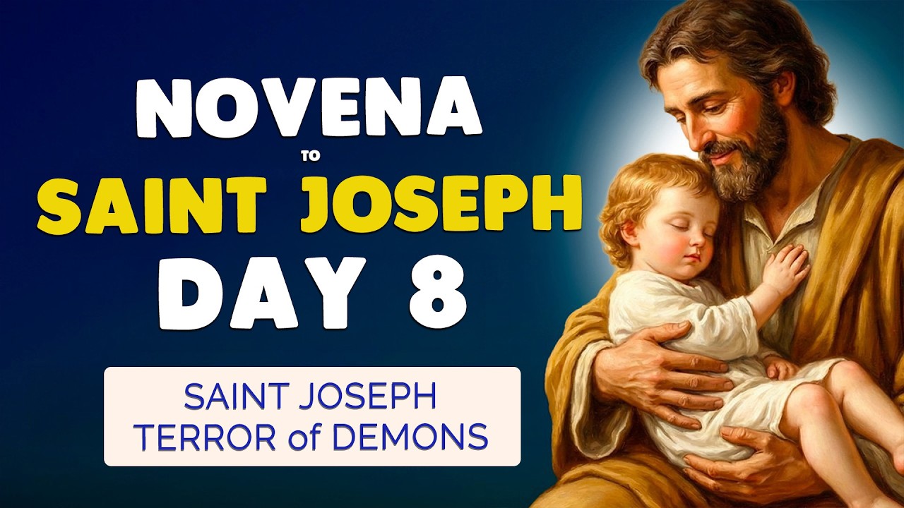 🙏 NOVENA to SAINT JOSEPH 2026 Day 8 🙏 Prayer to Protect Us from Evil