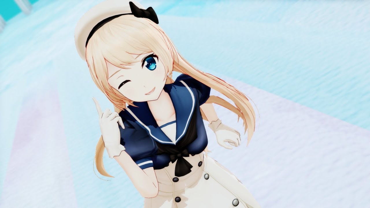 【MMD】『愛言葉Ⅲ』【鎖那×000×めありー】Jervis（ジャーヴィス）【艦これ】1080p60s FullHD