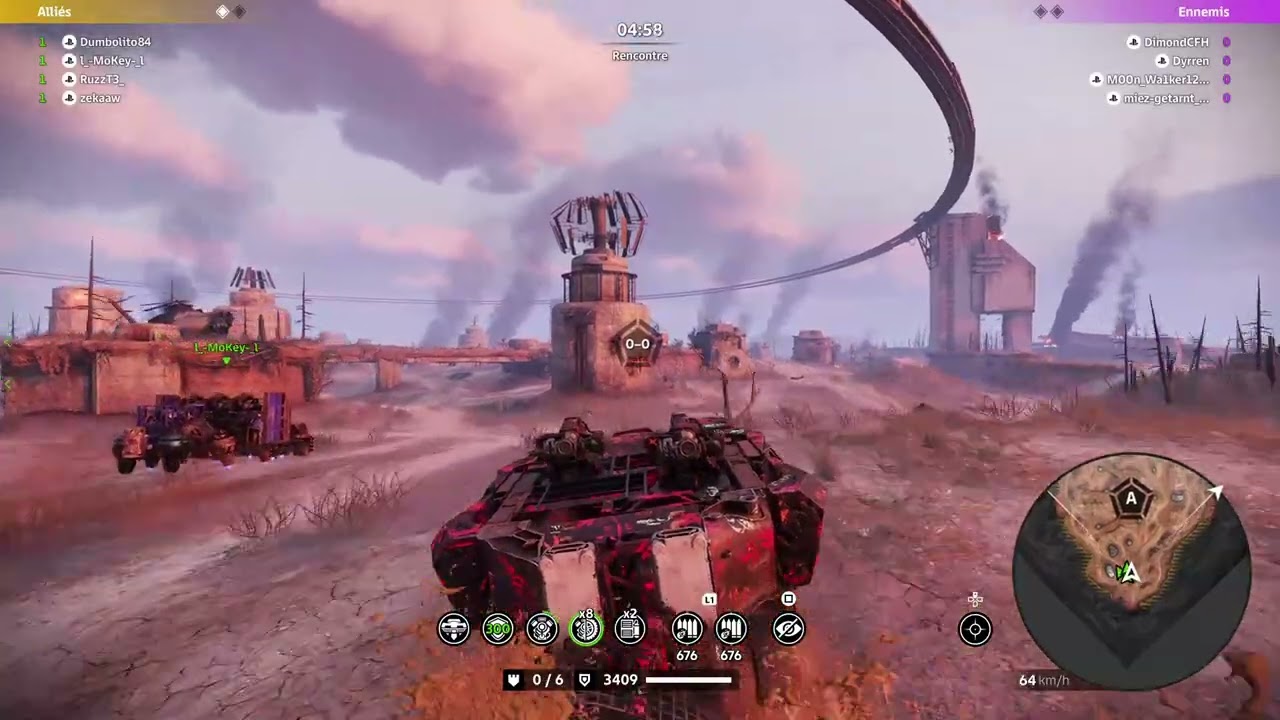Crossout:/ LGNDS vs GYROS  ( guerre de clan ) 