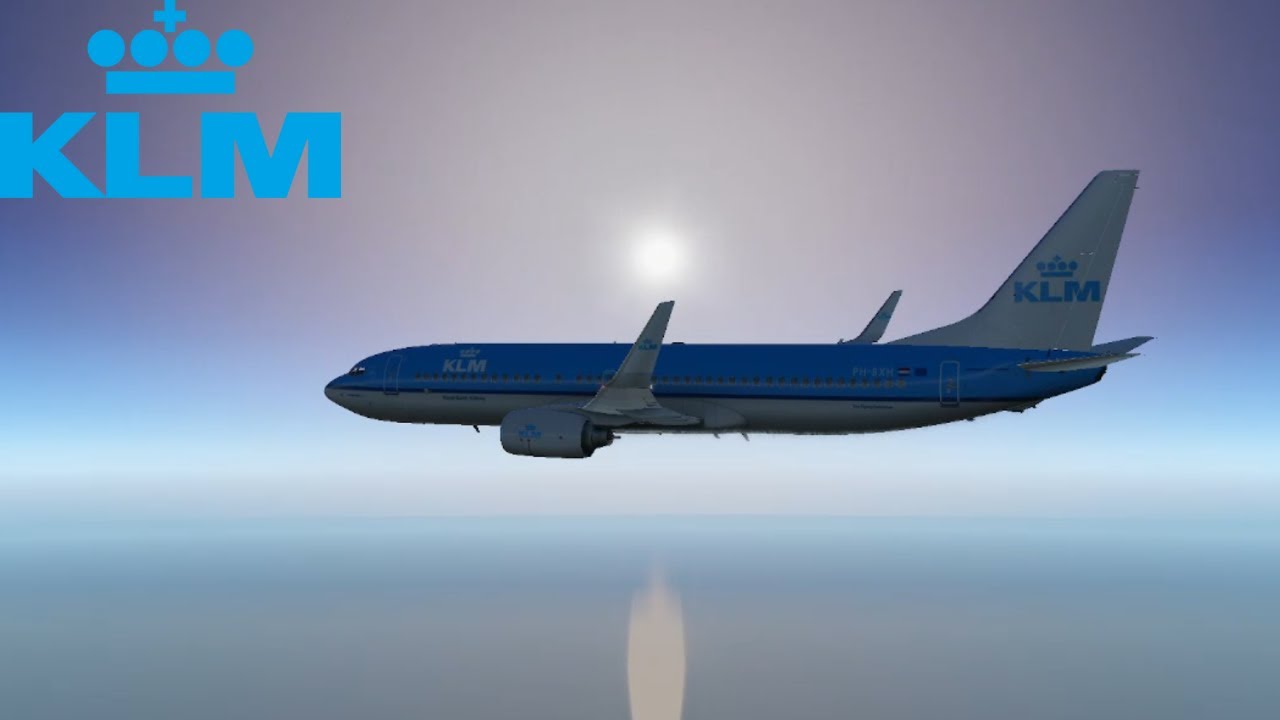 Another calm KLM Airlines flight over the coast of Florida...