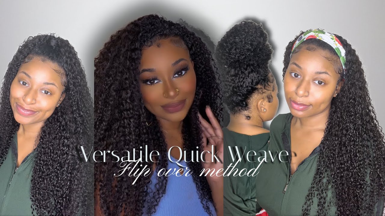 FLIP OVER METHOD | Ft ULA hair | SUPER NATURAL VERSITILE QUICK WEAVE