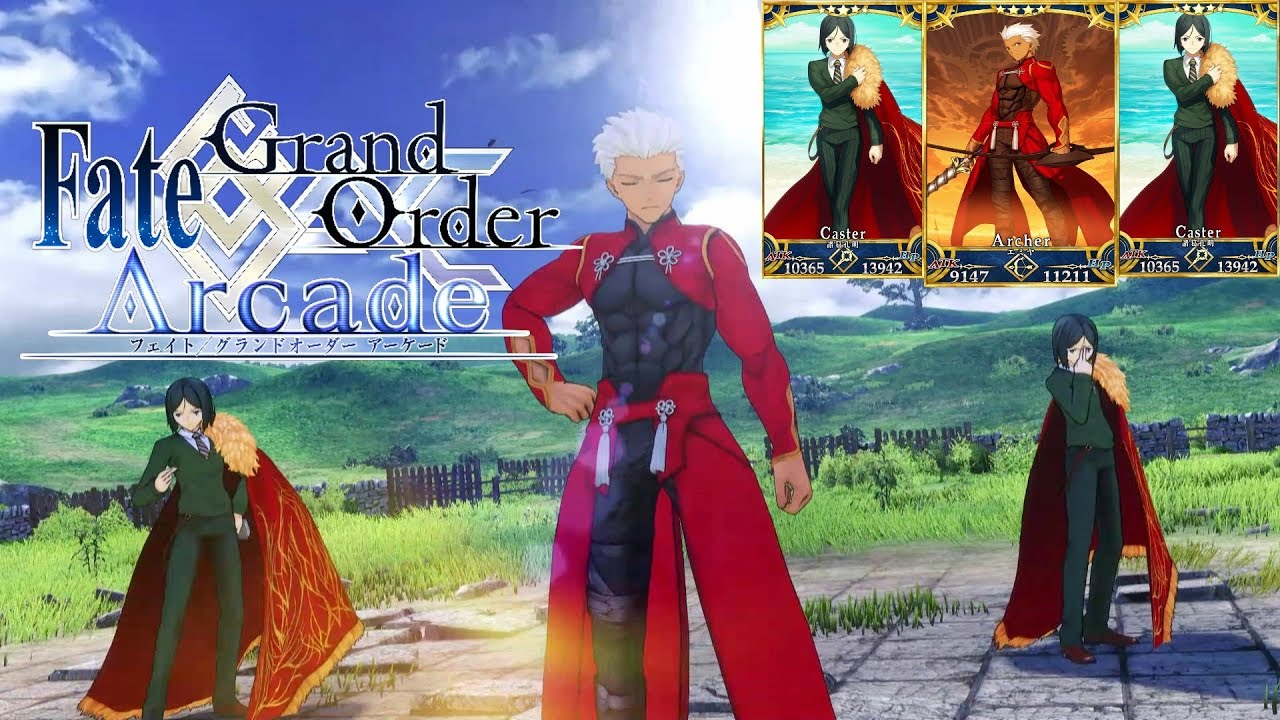 【Fate/Grand Order Arcade】Wバフをもらった弓兵が敵をまとめて薙ぎ倒す‼【Emiya】【FGOAC】【fgo】