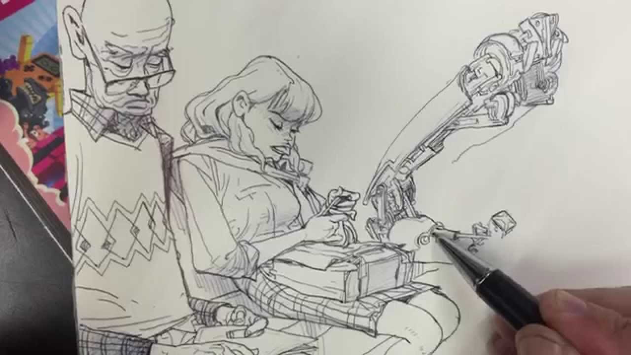 김정기 Ballpoint Pen Drawing for JungGi Kim Solo Exhibition in JAPAN