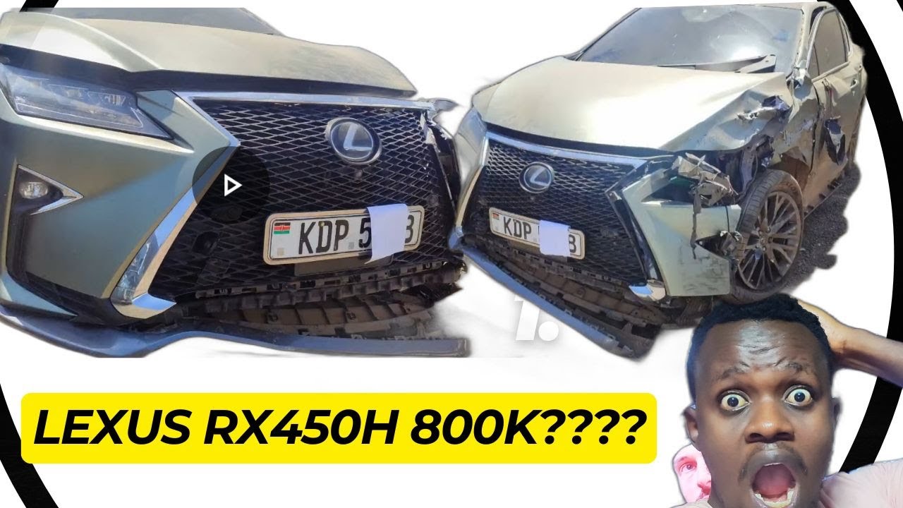 ACCIDENT  SALVAGE  LEXUS  RX450H
