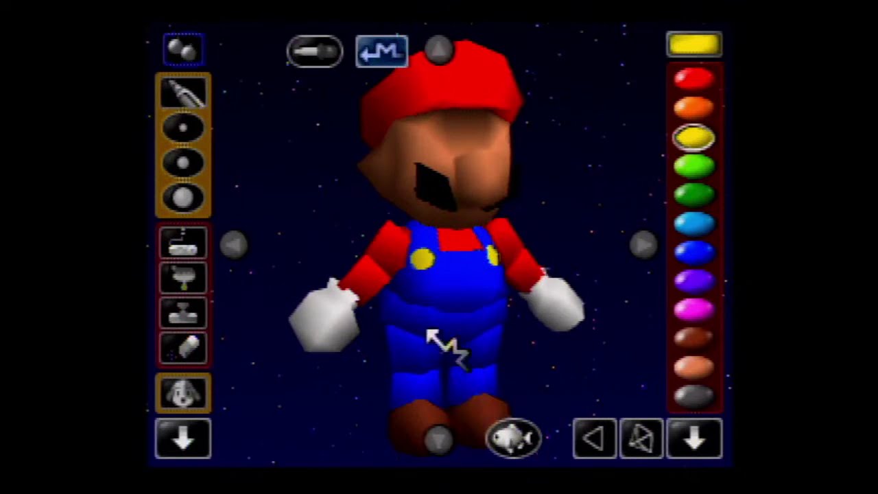 Creating stuff on Mario Artist Polygon Studio