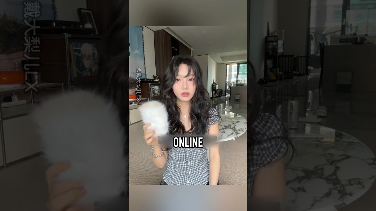 Wearing a Cute Bunny Tail