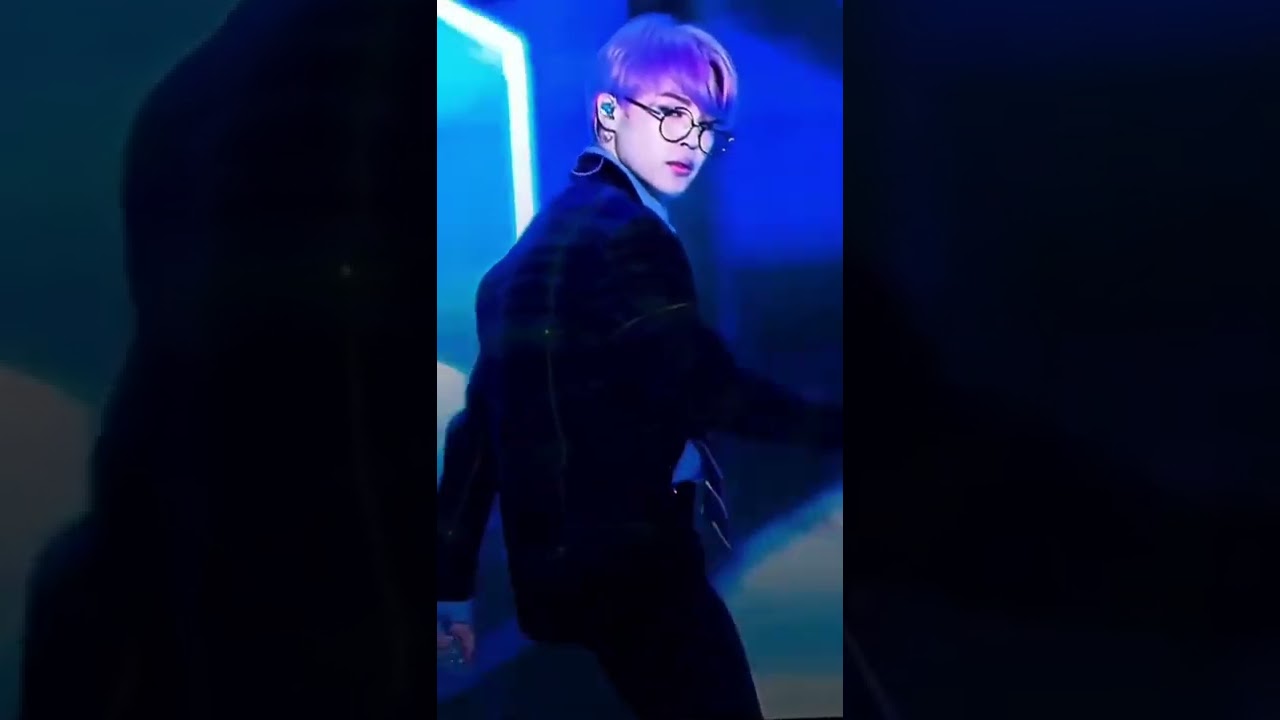 Jimin in purple hair👀💜#shorts#jimin [ VIDEO CREDIT GOES TO:- T4EDIOR ]