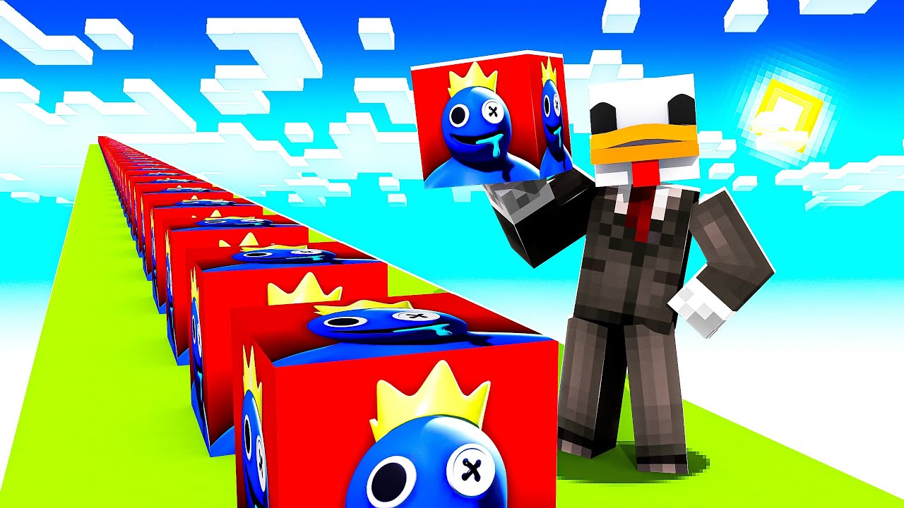 APRO I NUOVI LUCKY BLOCK DEI RAINBOW FRIENDS SU MINECRAFT