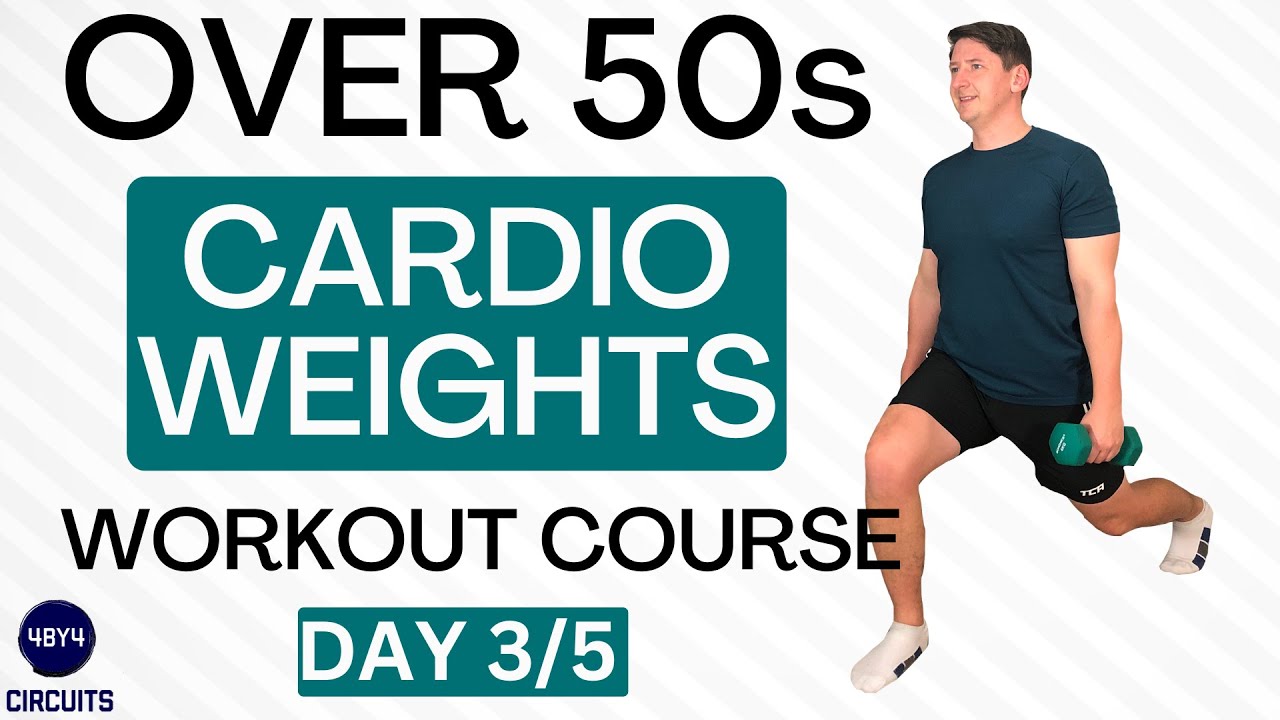 OVER 50s CARDIO AND WEIGHTS | ALL LEVELS WORKOUT COURSE | DAY 3\5