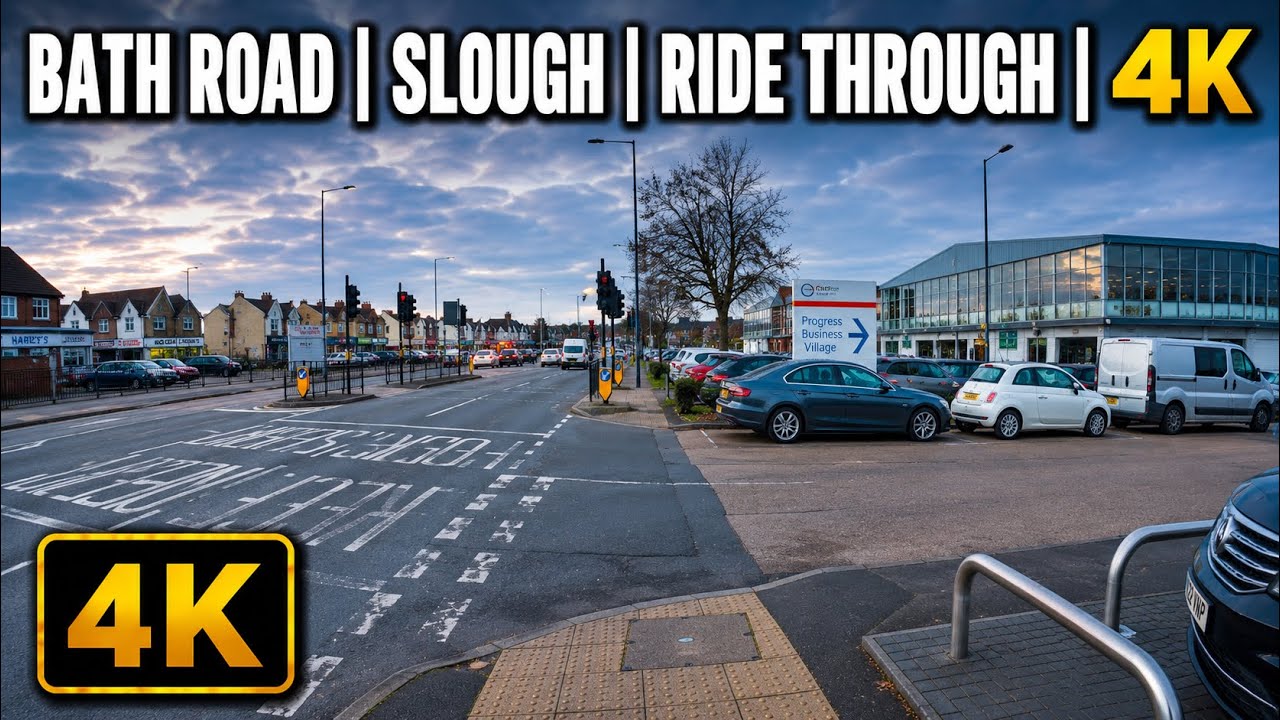Bath Road | Slough | Ride Through | 4K
