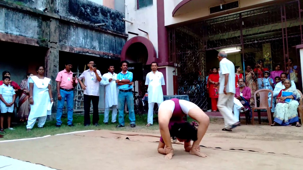 National champion Subarna Maity .......hard yoga