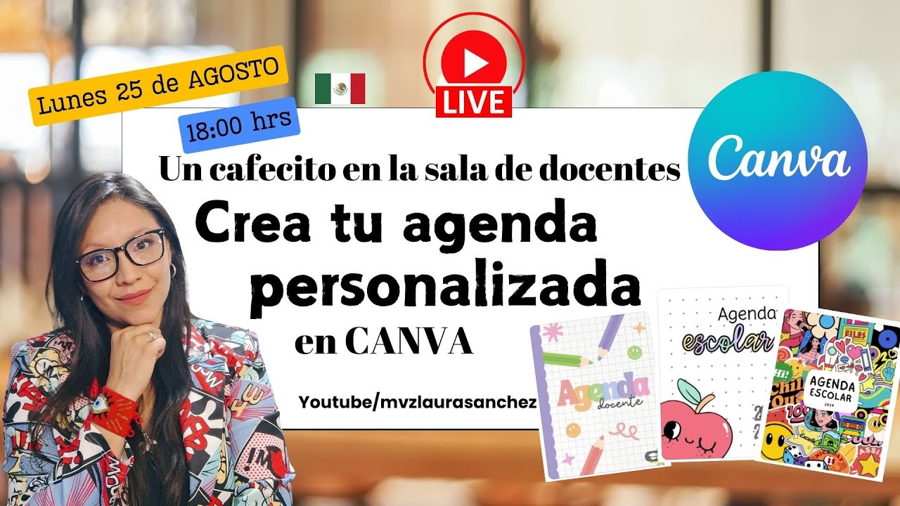 Agendas escolares personalizadas increíbles en Canva