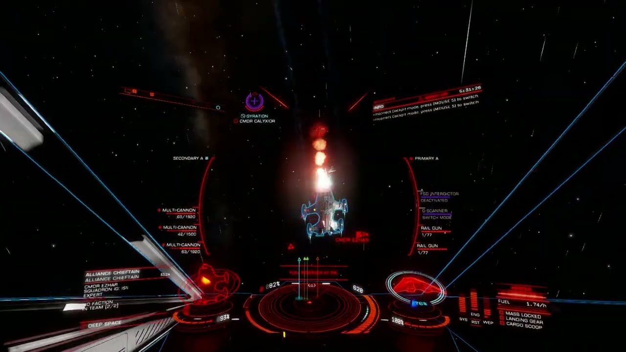 엘리트 데인저러스 PvP Cobra Mk5(Training) vs 2 Gankers [Elite Dangerous]