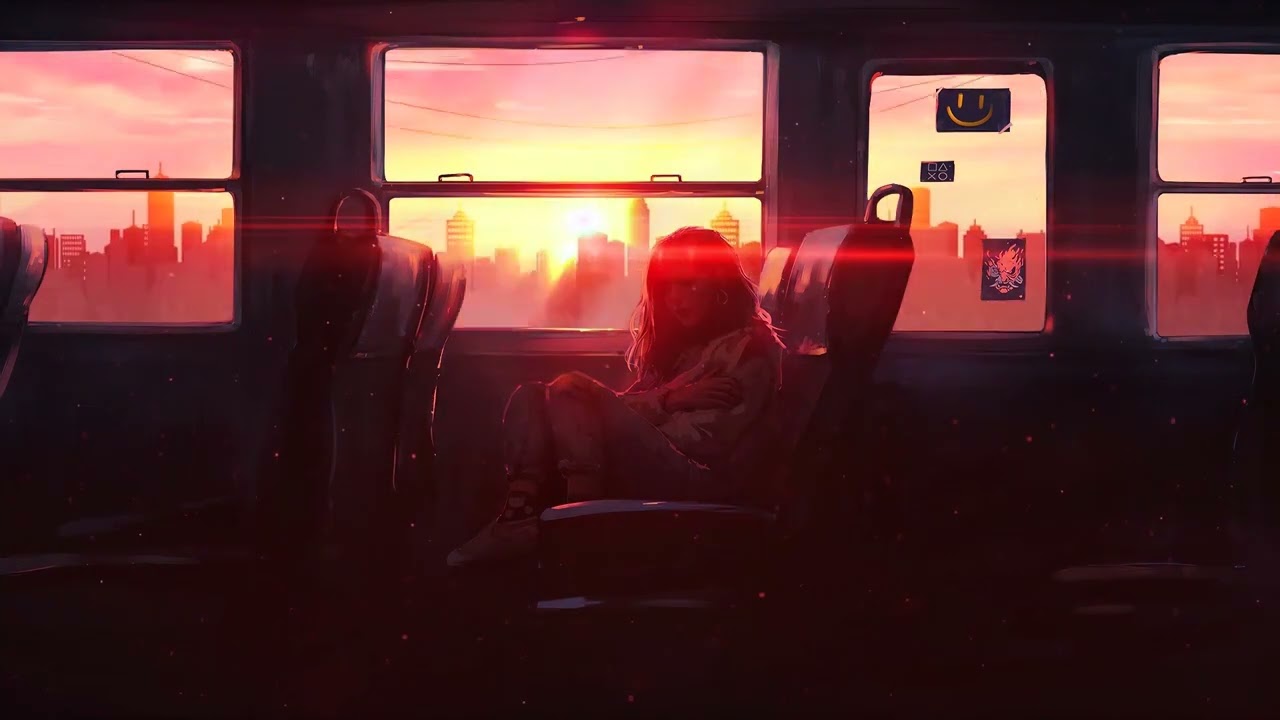 Relaxing Travel Music for One Hour - A Train Travel Story