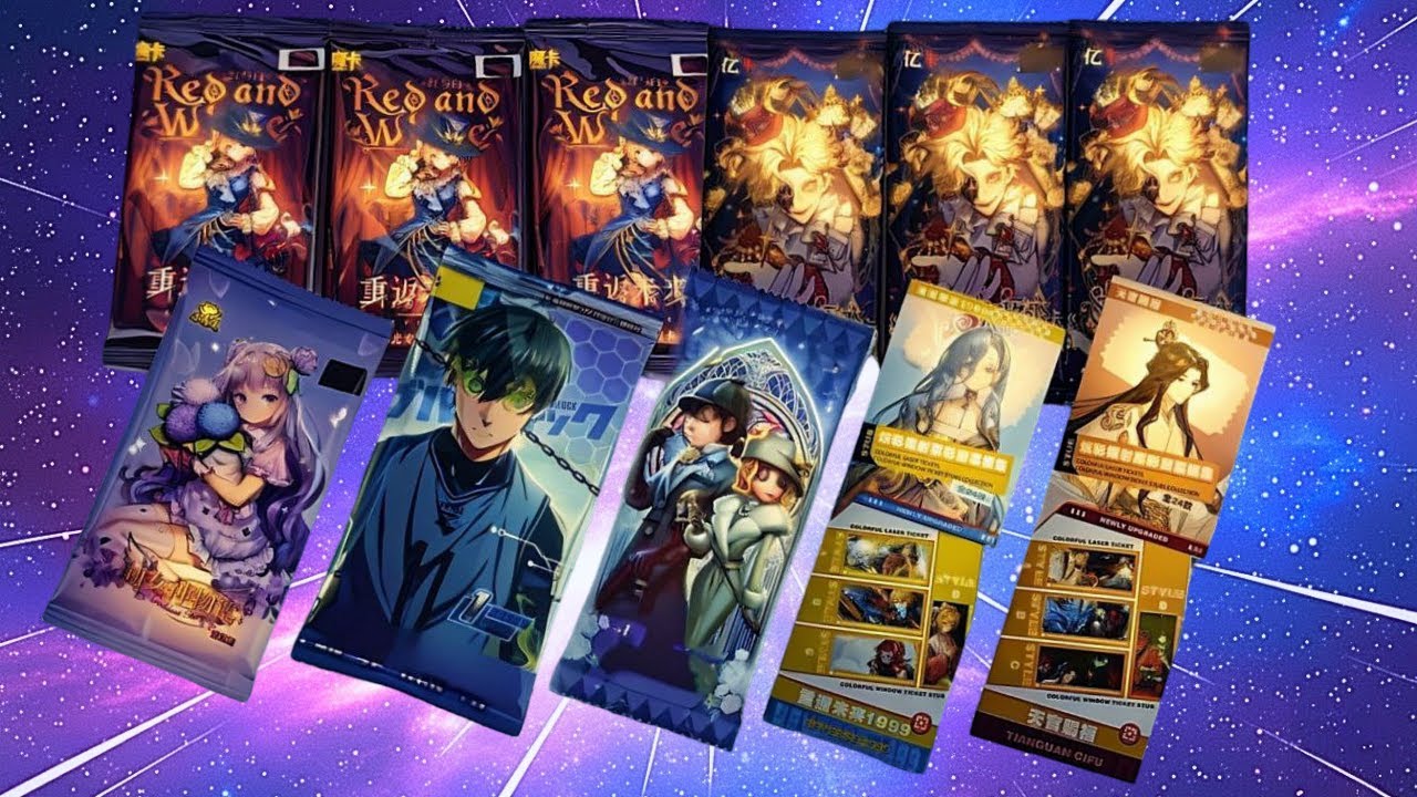 ASMR Anime Cards Unboxing ✨ Relaxing No Talking