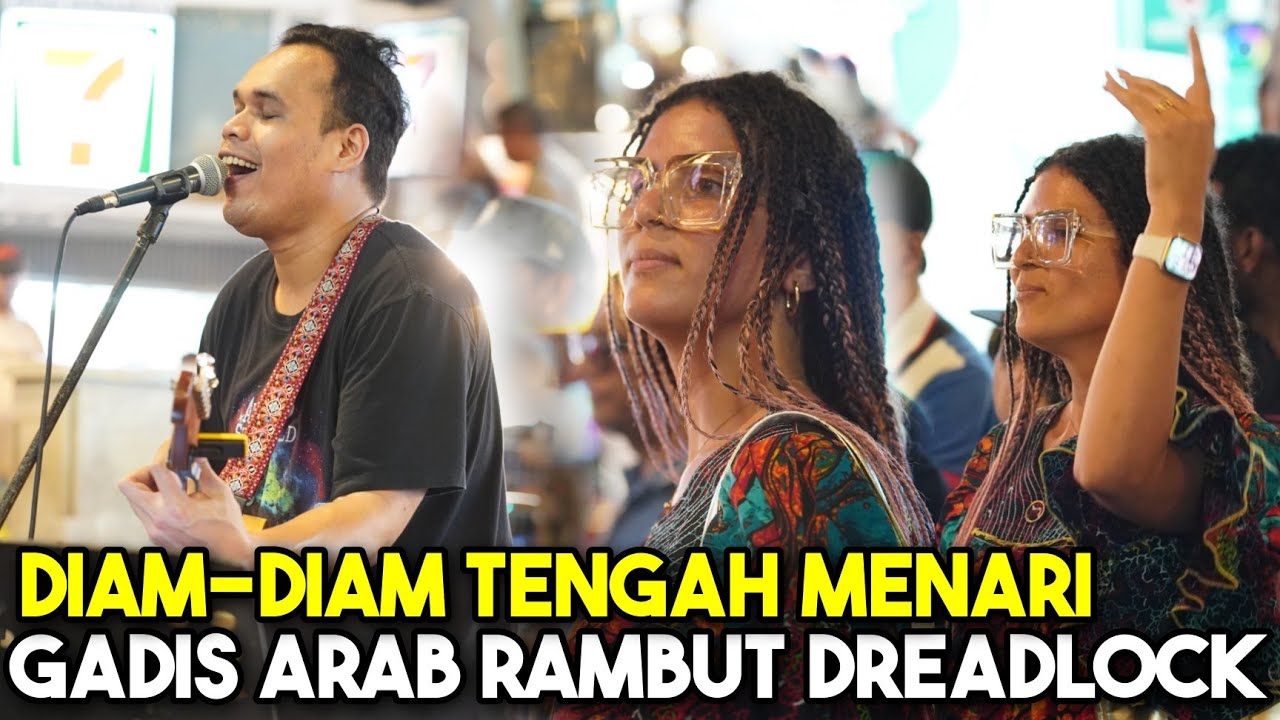 Rupanya ada Tourist Arab tengah syok layan, tengok rambut dreadlock terus Bob tukar rentak reggae