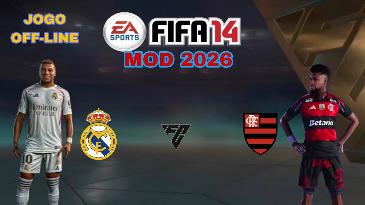 🔥FIFA 14 MOD 26 ANDROID 14+ COM MODO CARREIRA MODO COPAS(ATUALIZADO) /ATUALIZAÇAO DE 2026⚽️🚀