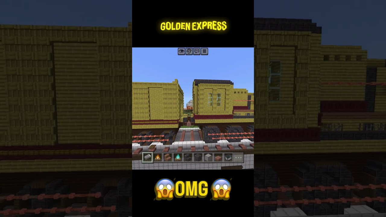 The steam Engine train Minecraft Built 