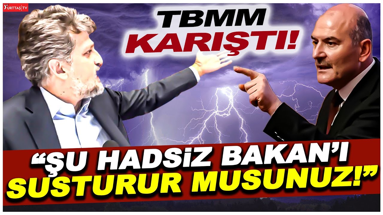 Garo Paylan konuşurken Soylu müdahale etti TBMM karıştı! 