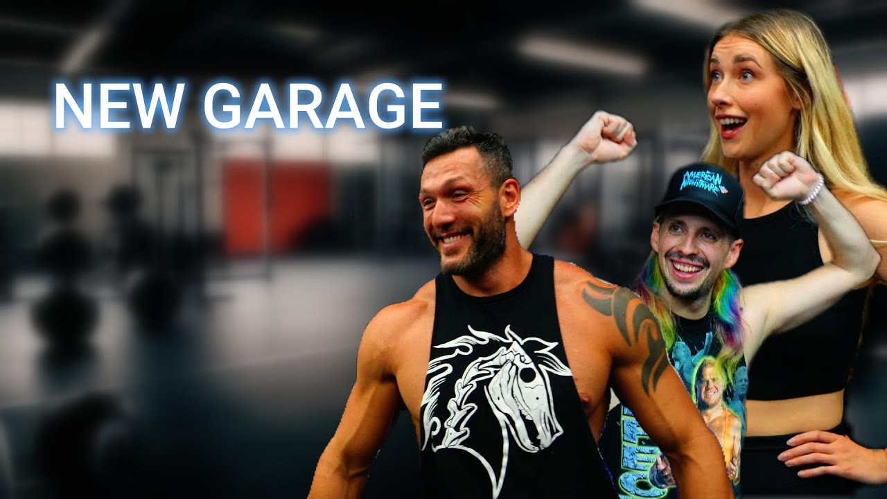 Noelle Foley and Frank First workout at the new garage gym | Cezar Bononi
