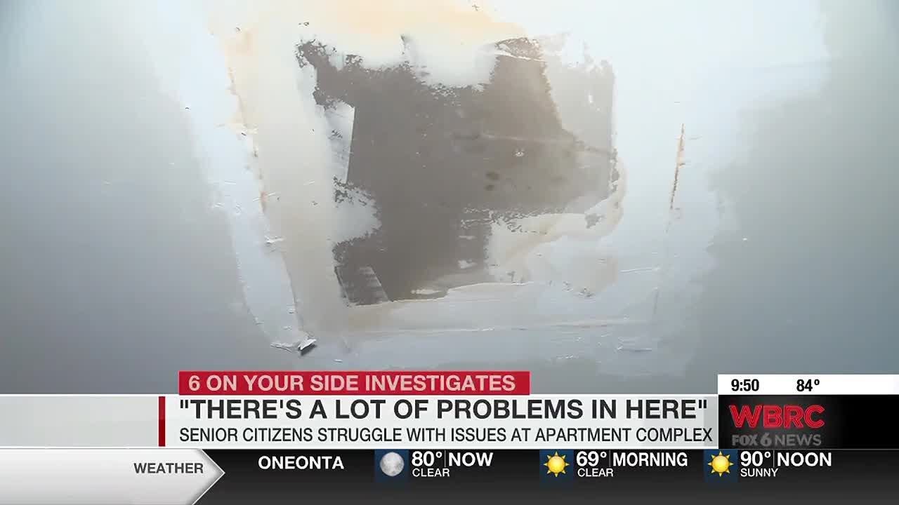 Senior citizens struggle with issues at apartment complex