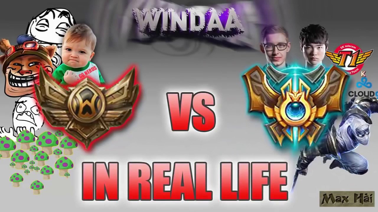 bronze vs challenger in real life p1