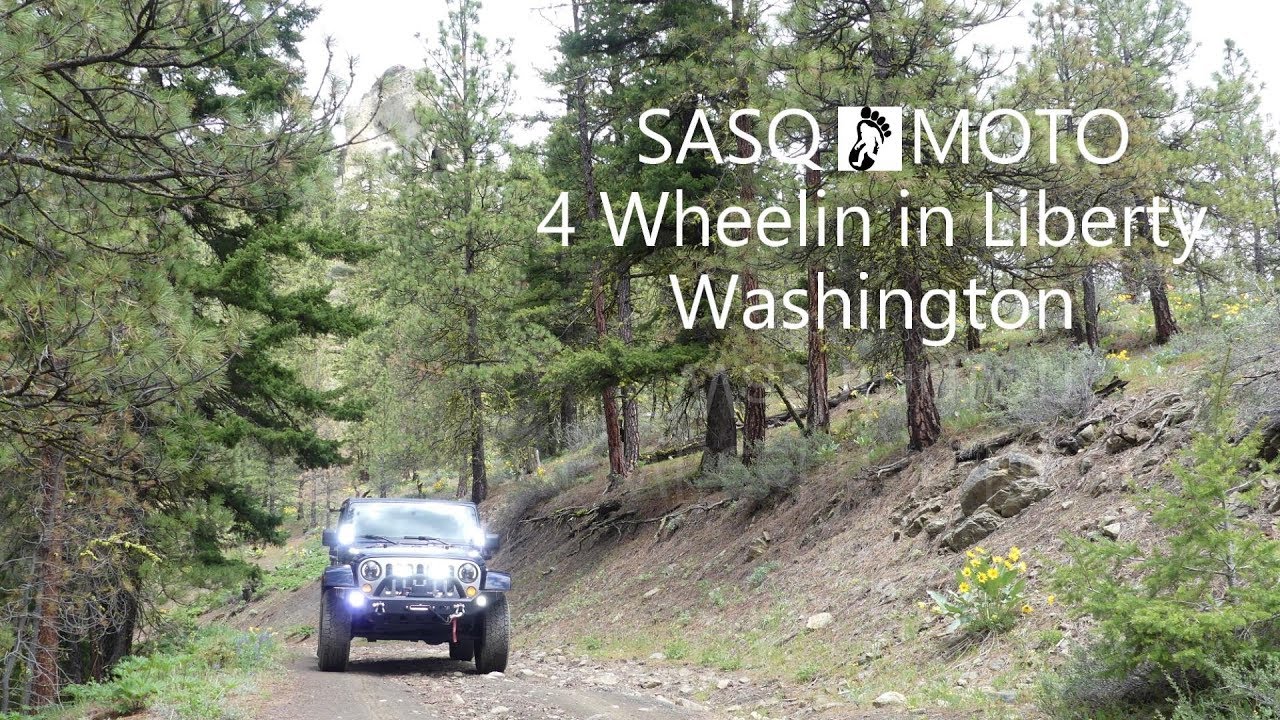 Jeep four Wheeling in Liberty Washington